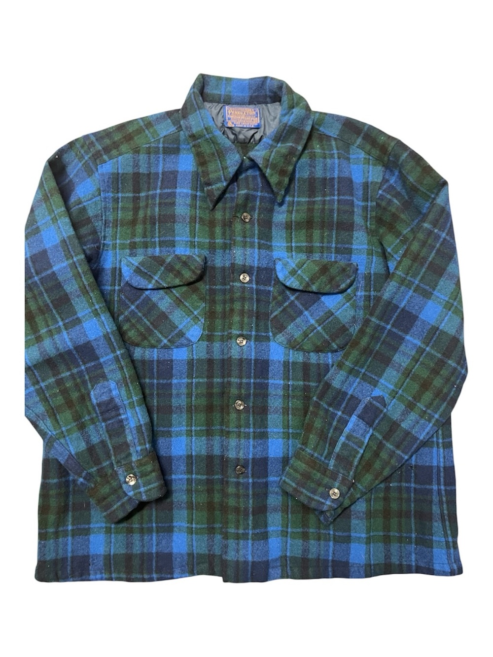 Vintage Pendleton Men’s XL Plaid Virgin Wool Shirt Jacket USA